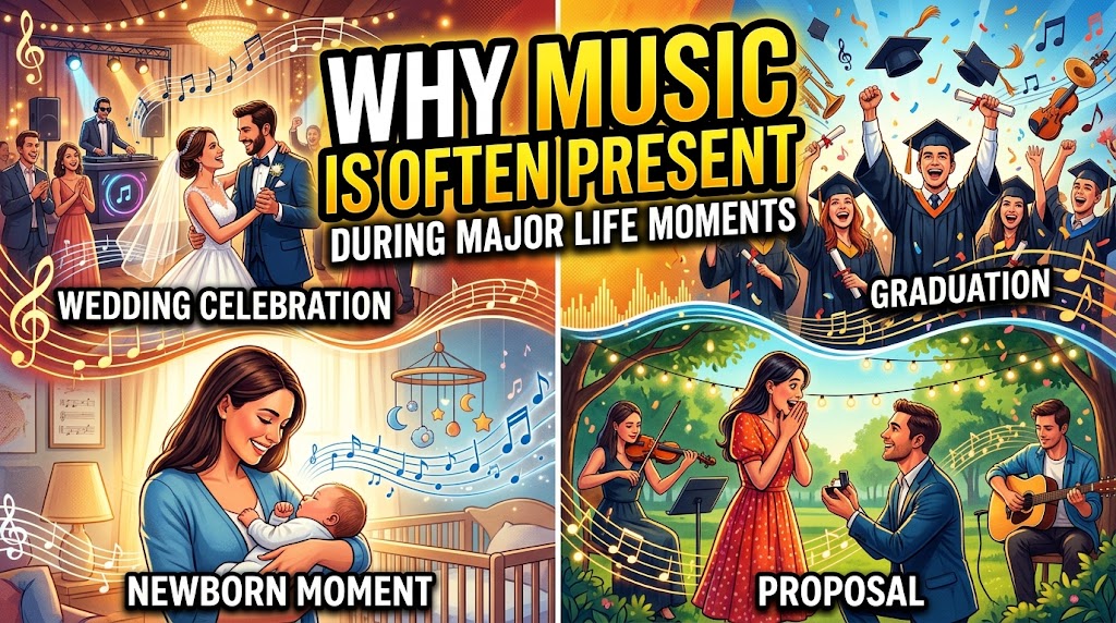 Why Music Is Often Present During Major Life Moments