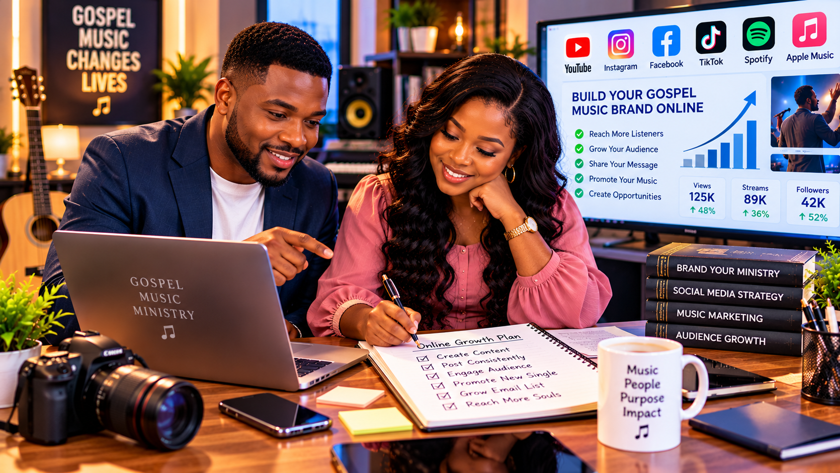 How Gospel Artists Can Build a Strong Personal Brand Online
