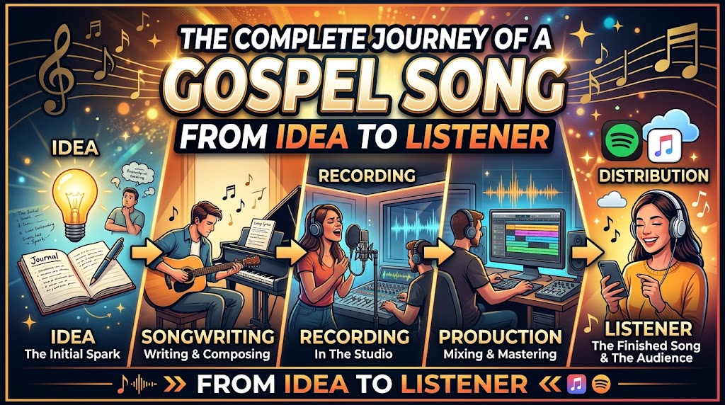 The Complete Journey of a Gospel Song From Idea to Listener